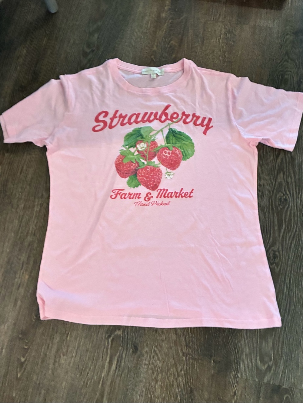 State of Mind Pink Strawberry Farm & Market Tee